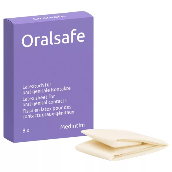 Oralsafe - οδοντικό προφυλακτικό στοματικού έρωτα - 8 τεμάχια