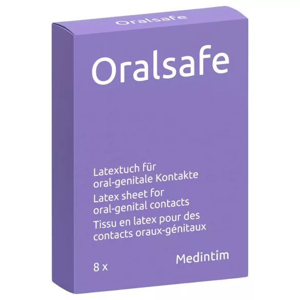 Oralsafe - οδοντικό προφυλακτικό στοματικού έρωτα - 8 τεμάχια