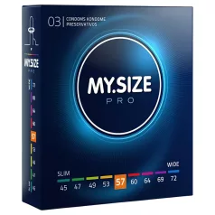   My.Size PRO - προφυλακτικό εξατομικευμένου μεγέθους - 57 mm (3 τμχ)