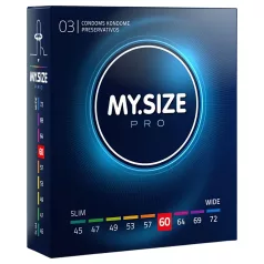   My.Size PRO - προφυλακτικό ειδικού μεγέθους - 60 mm (3 τεμ.)