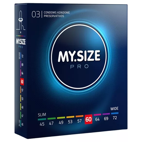 My.Size PRO - προφυλακτικό ειδικού μεγέθους - 60 mm (3 τεμ.)