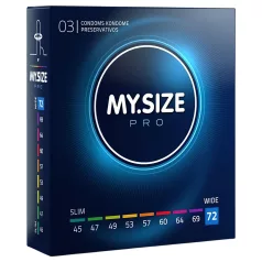   My.Size PRO - προφυλακτικό ειδικού μεγέθους - 72 mm (3 τεμάχια)