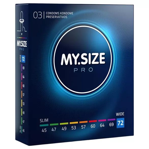 My.Size PRO - προφυλακτικό ειδικού μεγέθους - 72 mm (3 τεμάχια)