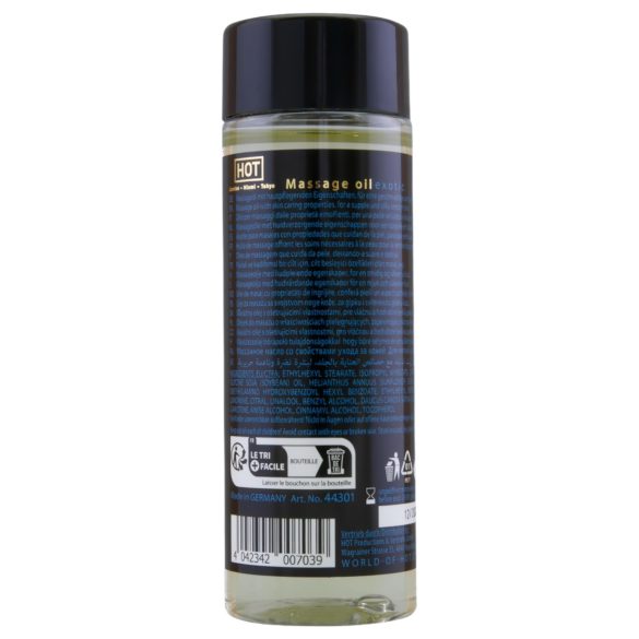 HOT - λάδι μασάζ σώματος - εξωτικό άρωμα - 100ml