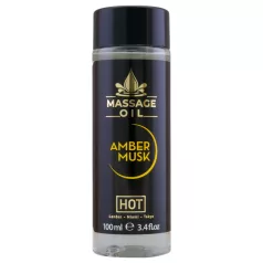   HOT - λάδι μασάζ σώματος - άρωμα κεχριμπάρι μόσχος - 100ml