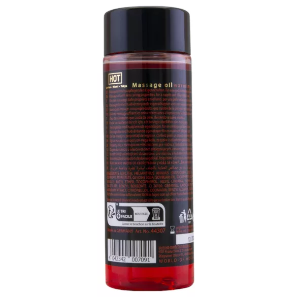 HOT - λάδι μασάζ με θερμαντικό αποτέλεσμα - 100ml