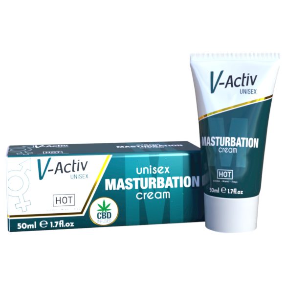 Hot V-Active - διεγερτική κρέμα αυτοϊκανοποίησης unisex (50ml)