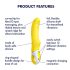 Satisfyer Yummy Sunshine - Αδιάβροχο G-spot δονούμενο (κίτρινο)
