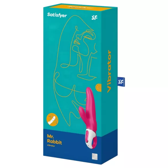 Satisfyer Mr. Rabbit - δονητής με κλειτοριδικό βραχίονα αδιάβροχος ροζ