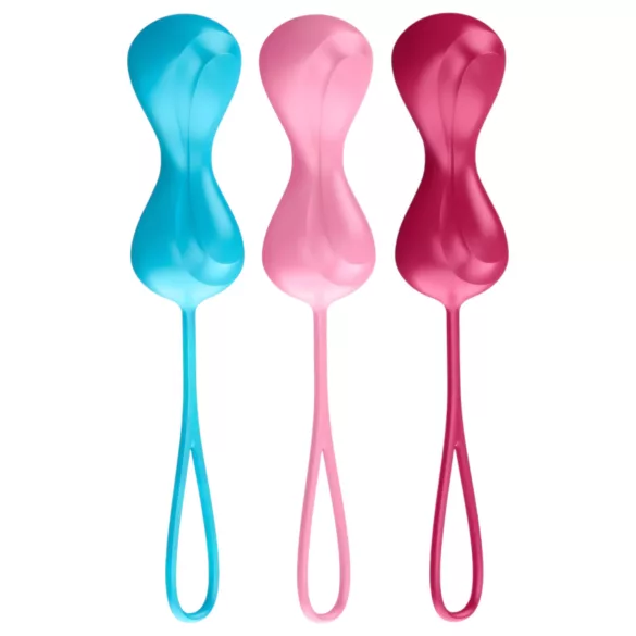 Satisfyer - σετ μπαλάκια kegel με κινούμενες μπάλες (3 τεμ) - γυναίκα