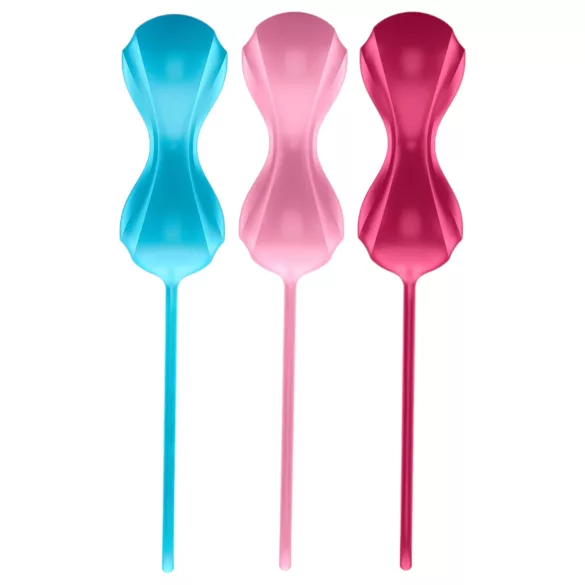 Satisfyer - σετ μπαλάκια kegel με κινούμενες μπάλες (3 τεμ) - γυναίκα