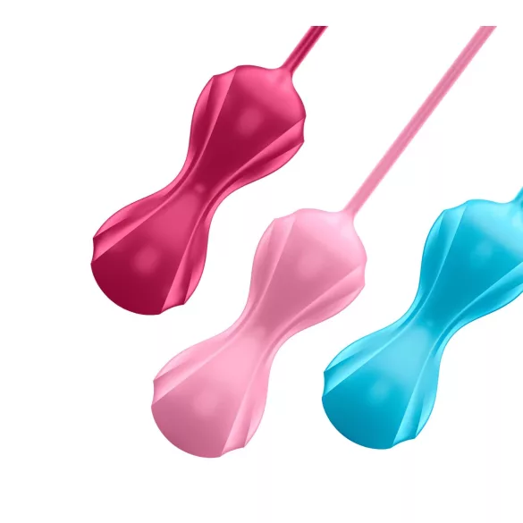 Satisfyer - σετ μπαλάκια kegel με κινούμενες μπάλες (3 τεμ) - γυναίκα