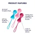 Satisfyer - σετ μπαλάκια kegel με κινούμενες μπάλες (3 τεμ) - γυναίκα
