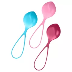   Satisfyer - μπάλες Kegel - σετ 3 τεμαχίων - εκγύμναση πυελικού δαπέδου