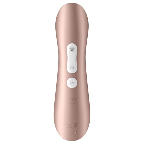 Satisfyer Pro 2+ - επαναφορτιζόμενο κλειτοριδικό δονητής - καφέ