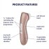Satisfyer Pro 2+ - Επαναφορτιζόμενος διεγέρτης κλειτορίδας (καφέ)