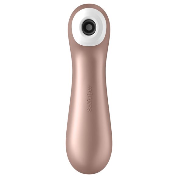 Satisfyer Pro 2+ - επαναφορτιζόμενο κλειτοριδικό δονητής - καφέ