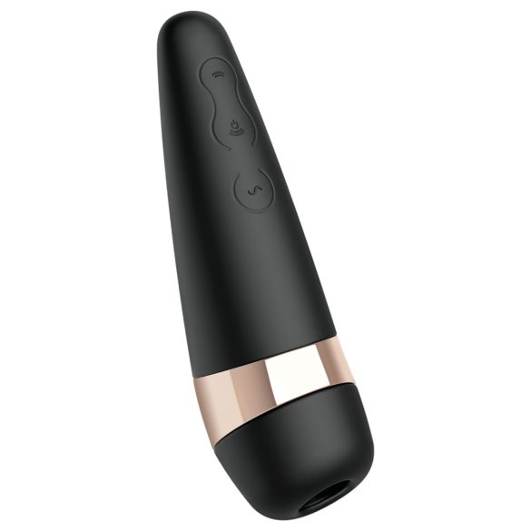 Satisfyer Pro 3+ - Ανθεκτικό στο νερό, επαναφορτιζόμενος δονητής κλειτορίδας (μαύρο)