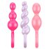 Satisfyer Booty Call - Σετ χρωματιστών πρωκτικών βυσμάτων (3 τεμάχια)