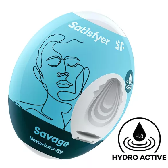 Satisfyer Egg Savage - αυγό masturbator για άνδρα - 1 τεμάχιο