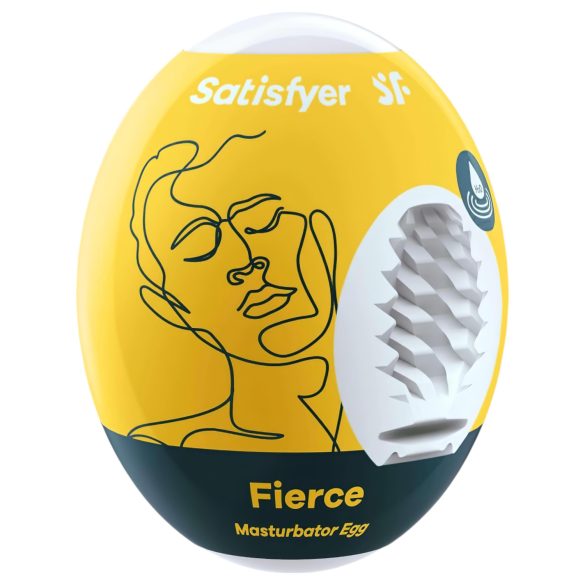 Satisfyer Egg Fierce - ανδρικό αυγό αυνανισμού σιλικόνης - 1 τεμάχιο