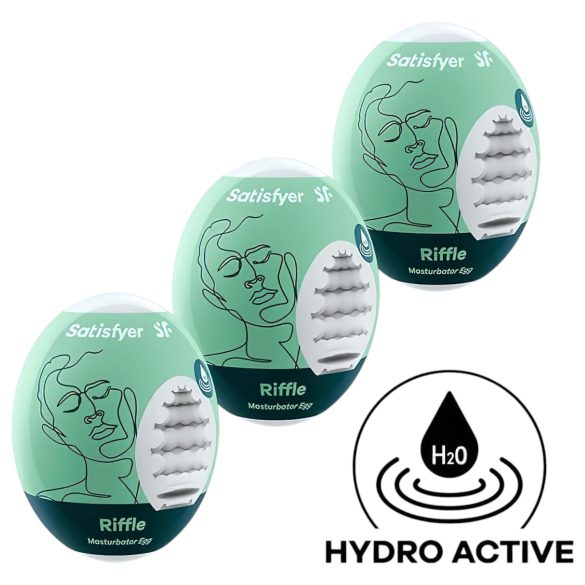 Satisfyer Egg Riffle - αυγό ανδρικός αυνανιστής σετ 3 τεμαχίων