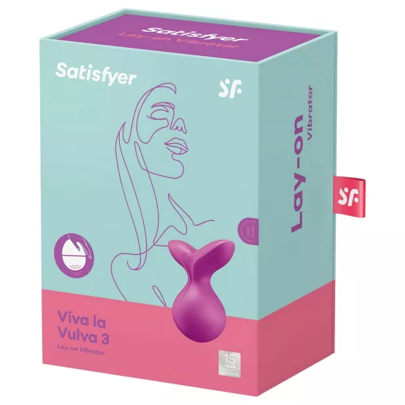 Satisfyer Viva la Vulva 3 - δονητής κλειτορίδας (μωβ)