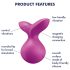 Satisfyer Viva la Vulva 3 - Κλειτοριδικός δονητής (μωβ)