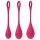 Satisfyer Yoni Power 1 - Σετ Μπάλες Γκέισας - Κόκκινο (3 τεμάχια)