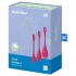 Satisfyer Yoni Power 1 - σετ μπάλες σφιγκτήρα κόλπου - 3 τεμάχια - κόκκινο