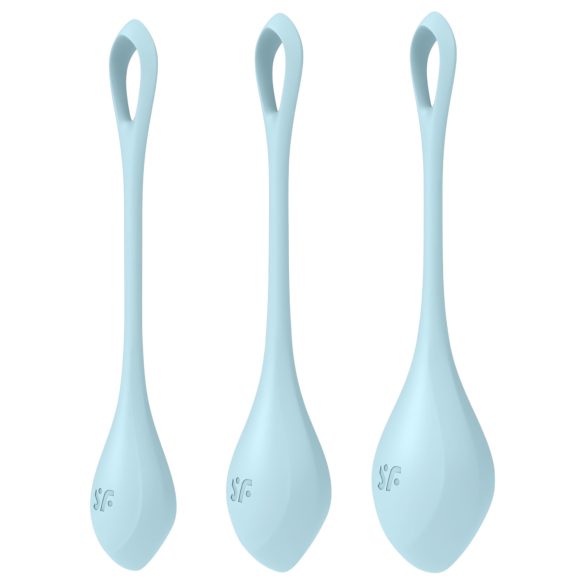 Satisfyer Δύναμη Γιόνι 2 - Σετ Μπάλες Γκέισας - Μπλε (3 τεμάχια)