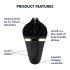 Satisfyer Sweet Treat - επαναφορτιζόμενος περιστρεφόμενος δονητής κλειτορίδας (μαύρος)