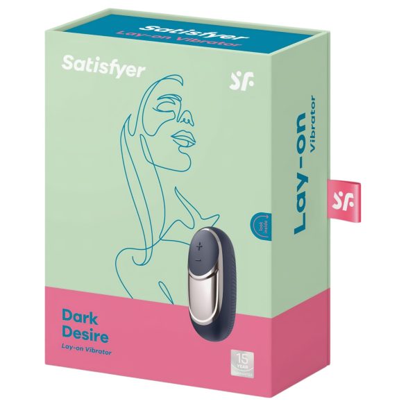 Satisfyer Dark Desire - δονητής κλειτορίδας με επαναφορτιζόμενη μπαταρία - μαύρο