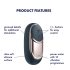 Σκοτεινή Επιθυμία Satisfyer - Επαναφορτιζόμενος Κλειτοριδικός Δονητής (Μαύρο)