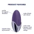Satisfyer Purple Pleasure - δονητής κλειτορίδας επαναφορτιζόμενος - μοβ
