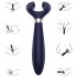 Satisfyer Endless Fun - Επαναφορτιζόμενος, αδιάβροχος δονητής για ζευγάρια (μπλε)