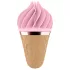 Satisfyer Sweet Treat - επαναφορτιζόμενο, περιστρεφόμενο δονητή κλειτορίδας (ροζ-καφέ)