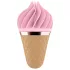 Satisfyer Sweet Treat - επαναφορτιζόμενο, περιστρεφόμενο δονητή κλειτορίδας (ροζ-καφέ)