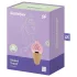 Satisfyer Sweet Treat - επαναφορτιζόμενο, περιστρεφόμενο δονητή κλειτορίδας (ροζ-καφέ)