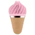 Satisfyer Sweet Treat - επαναφορτιζόμενο, περιστρεφόμενο δονητή κλειτορίδας (ροζ-καφέ)