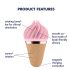 Satisfyer Sweet Treat - περιστρεφόμενος δονητής κλειτορίδας (ροζ-καφέ)