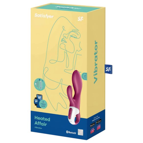 Satisfyer Heated Affair - δονητής κλειτορίδας με θέρμανση - κόκκινο