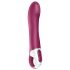 Satisfyer Big Heat - Επαναφορτιζόμενος θερμαινόμενος δονητής G-σημείου (κόκκινο)