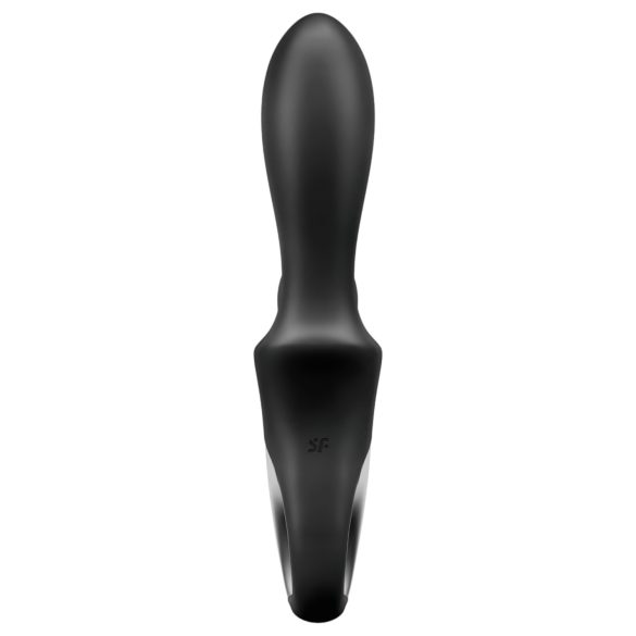 Satisfyer Heat Climax+ - έξυπνο αναλογικό δονητή με θέρμανση - μαύρο