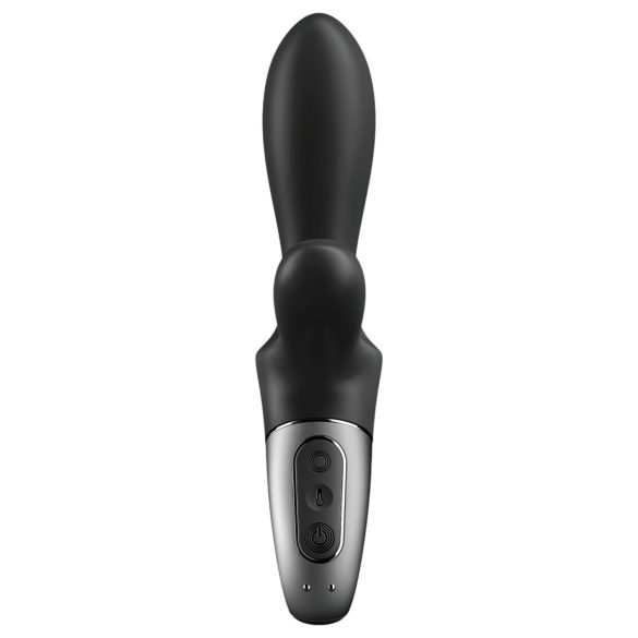 Satisfyer Heat Climax+ - έξυπνο αναλογικό δονητή με θέρμανση - μαύρο
