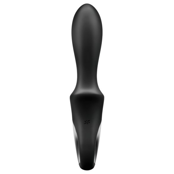 Satisfyer Heat Climax - έξυπνο θερμαινόμενο πρωκτικό δονητή - μαύρο