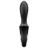 Satisfyer Heat Climax - έξυπνος θερμαινόμενος πρωκτικός δονητής (μαύρο)