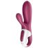 Satisfyer Hot Bunny - έξυπνος θερμαινόμενος δονούμενος δονητής (κόκκινο)