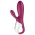 Satisfyer Hot Bunny - έξυπνος θερμαινόμενος δονούμενος δονητής (κόκκινο)