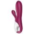 Satisfyer Hot Bunny - έξυπνος θερμαινόμενος δονούμενος δονητής (κόκκινο)